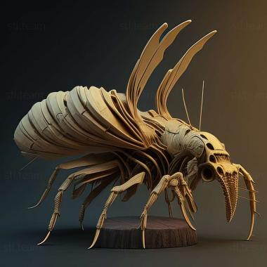 3D модель Megalopaussus amplipennis (STL)